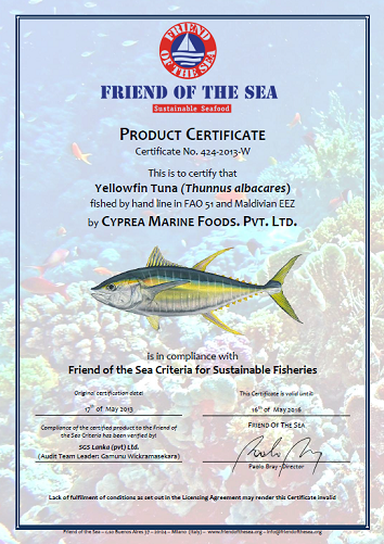 Friend of the Sea Certifies IUU-Caught Tuna?